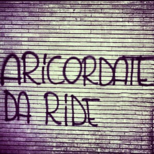 aricordate da ride